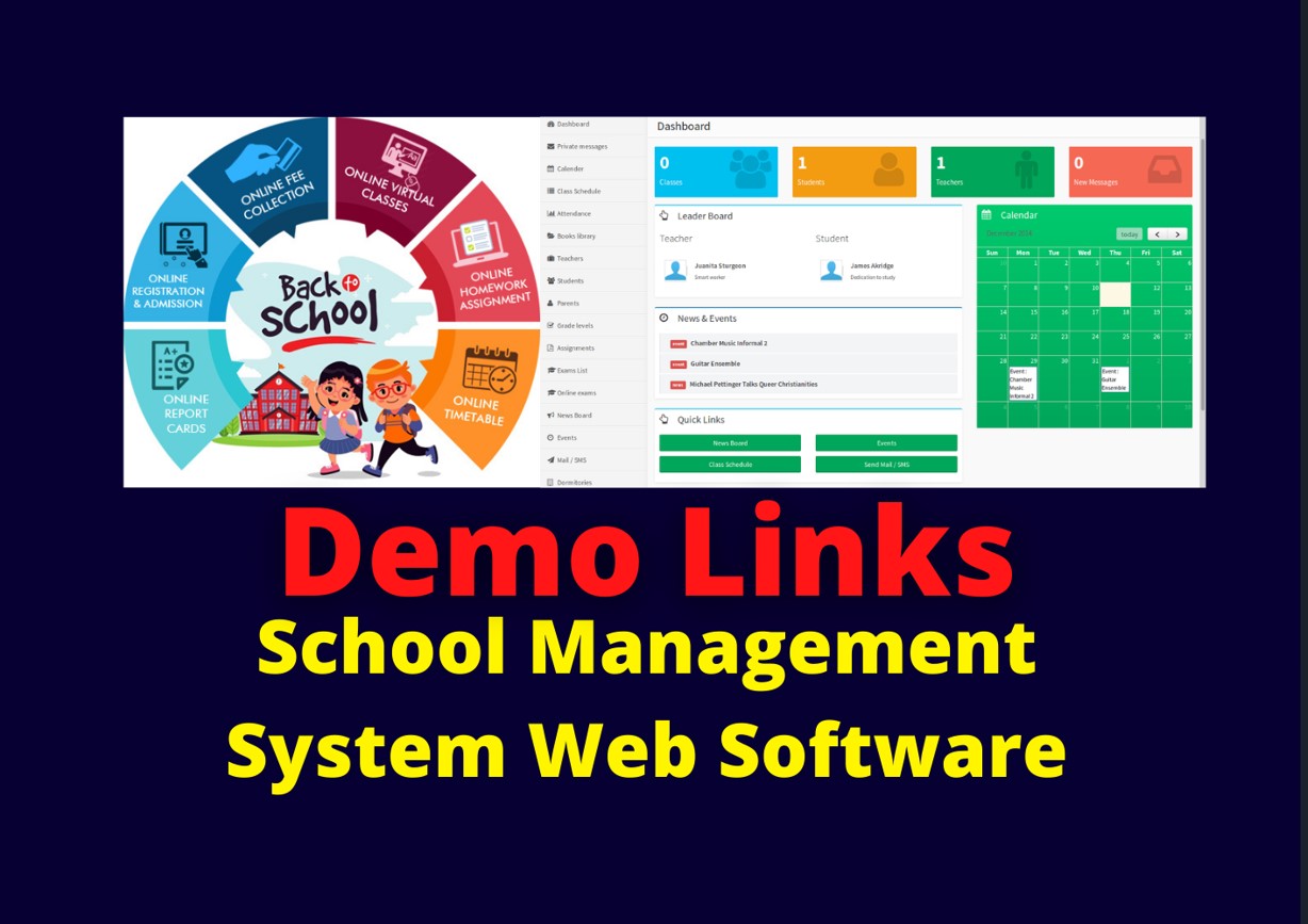 School Management System Web Software